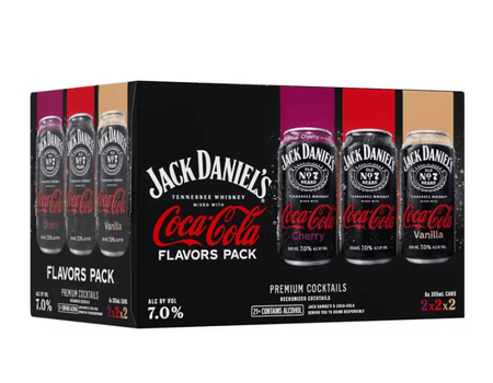 Jack Daniel’s Coca Cola X6 Flavors